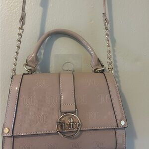 Juicy Couture Beige Satchel with Chain Strap